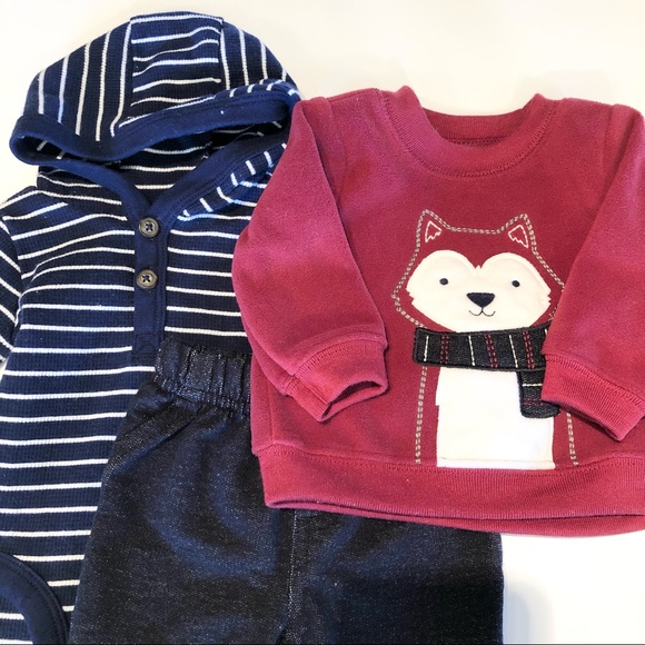 Cat & Jack, Carters baby boy clothing sets, size New Born - Picture 10 of 10
